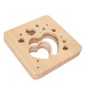 Wooden 3D LED Light Valentine's Day Hollow Hearts Shape Style