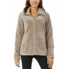 32 Degrees Heat Womens Full Zip Plush Jacket (Medium, Goat)