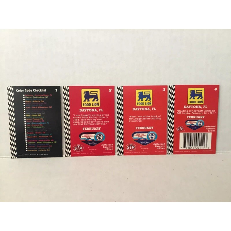 1992 FOOD LION Petty Racing Trading Multi-Card Pack-Daytona-F