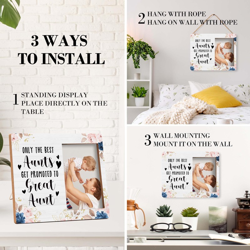 valucise Aunt Pictures Frame, Only The Best Aunts Get Promoted