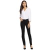 NYDJ Women's Alina Skinny Jeans, Black 2404, 12