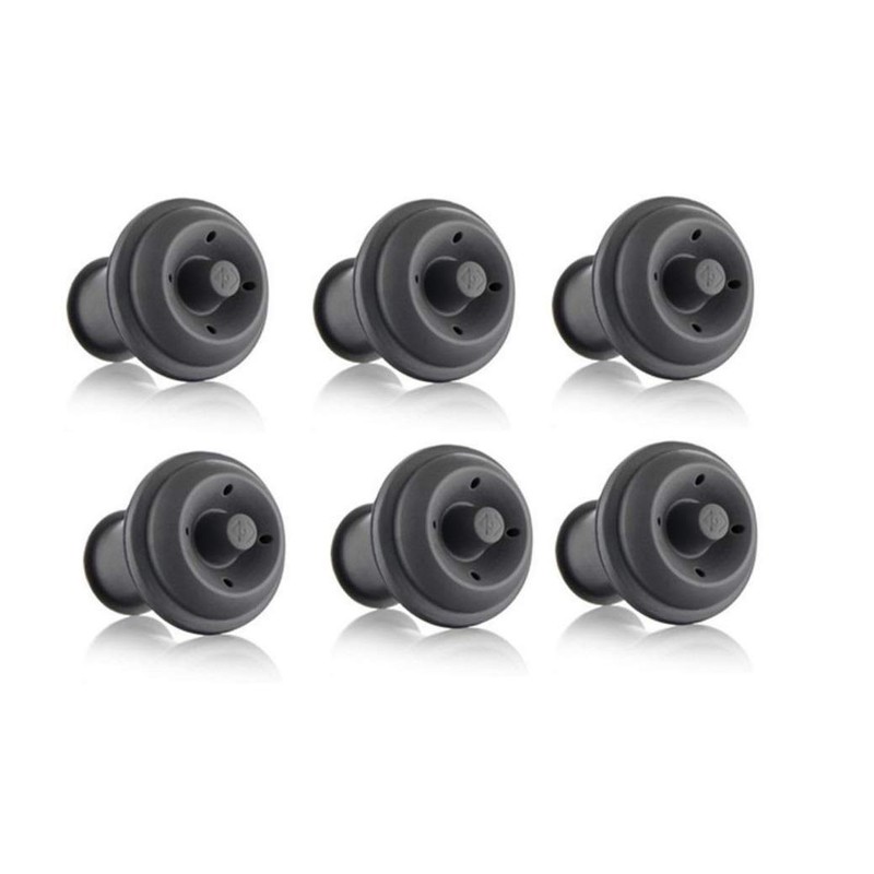 Vacu Vin Wine Saver Vacuum Stoppers Set of 6 â