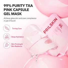 Trio Facial Serum Toner Lechoso Mascarilla Aprilskin Txa 99%