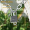 Battery Free Smart Padlock,Keyless Smart Lock, Electronic Lock,Smart Outdoor Lock,