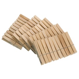 Mini Wooden Clips for Arts and Crafts, Pack of 50, WK3707501
