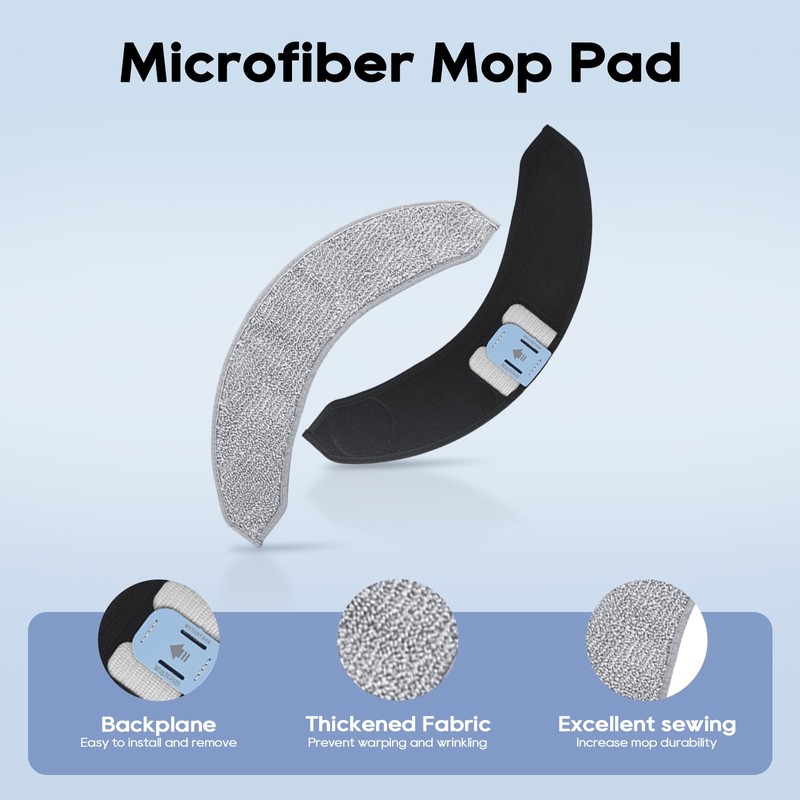 6 Pack Mop Pads Compatible for iRobot Roomba Combo J7+