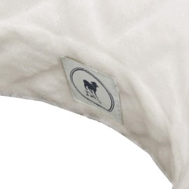 Nap Baby Funda para Cojín de Lactancia para amamantar, Desmontable, con Cierre - Súper Suave - Zig Zag Off-White