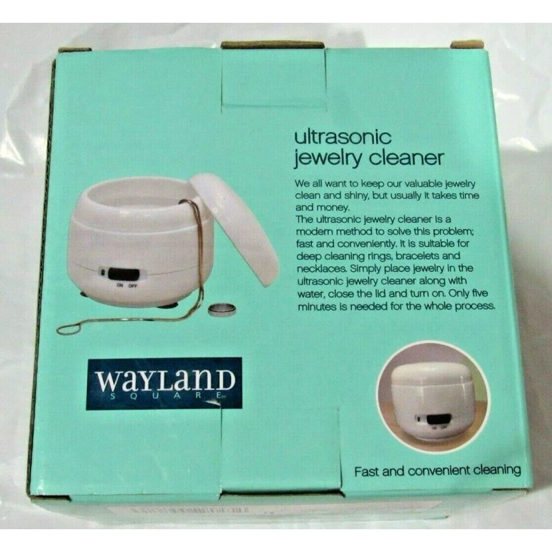 Wayland Square Ultrasonic Jewelry Cleaner SKU# 223321