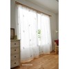 Suminoe A1014 Lace Curtain, White, 39.4 x 78.0 inches (100