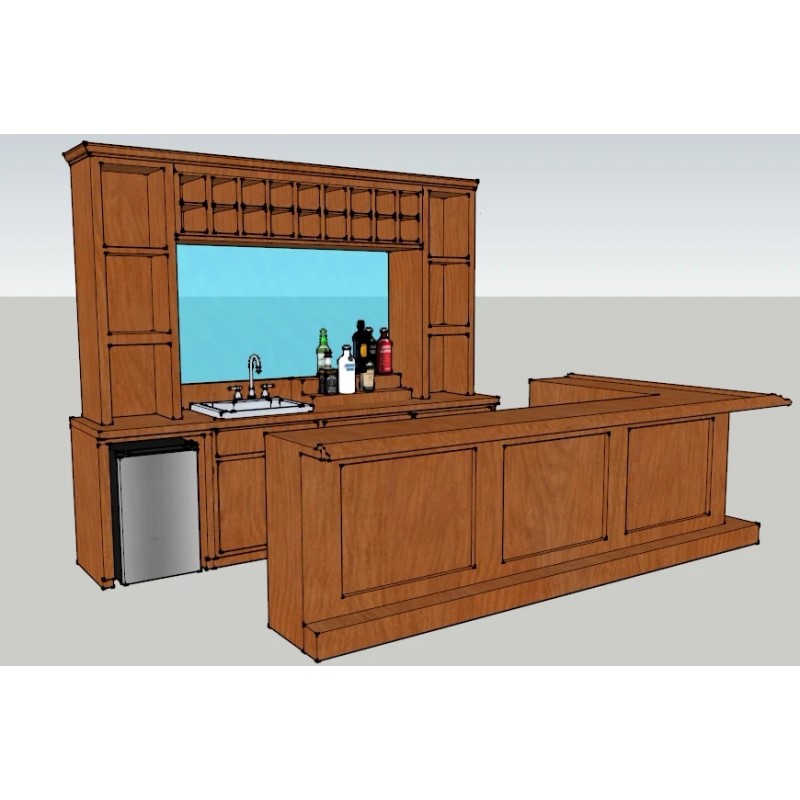 Bar Plans - Custom Design Service for the perfect home