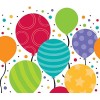 Creative Converting Balloons Celebrations Plastic Table Cover, 48” x 88"