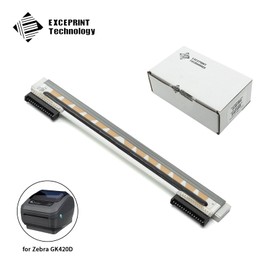 EXCEPRINT 105934-037 Printhead for Zebra GX420D GK420D ZP450 ZP550 ZP505 ZP500 Thermal Label Barcode Printer 203dpi, Premium Print Head Replacement
