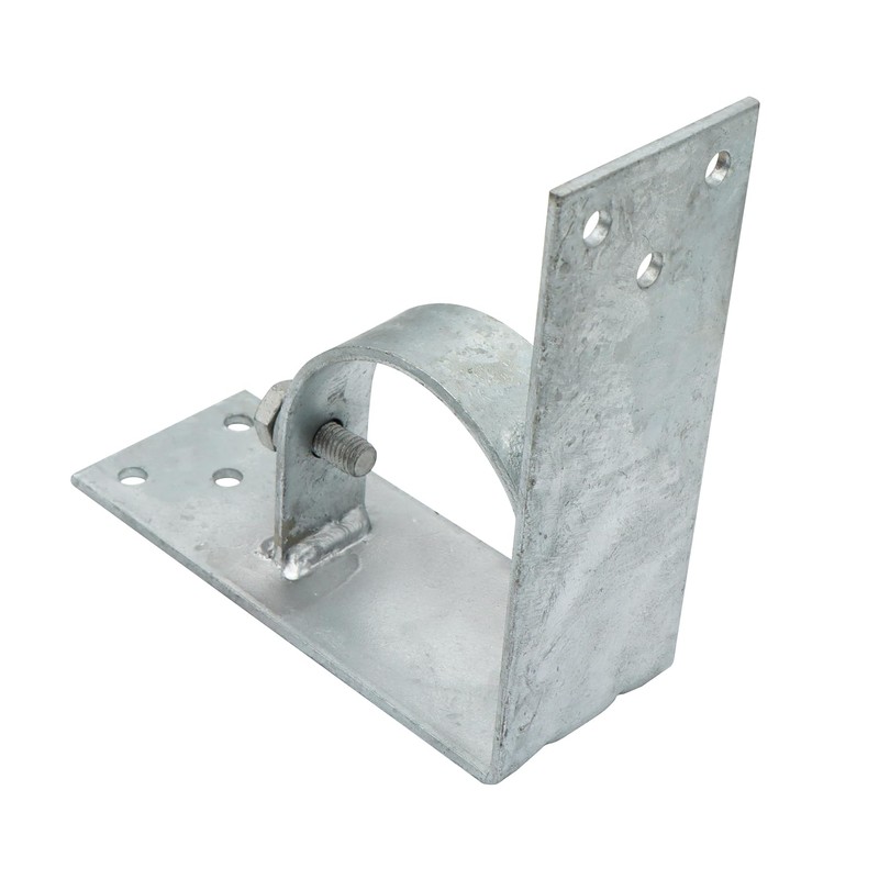 Xadnitu 4 Pieces Chain Link Fence Wood to Metal Posts