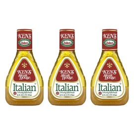 Ken's Steak House Italian Dressing & Marinade 16 Fl Oz (Pack of 3)
