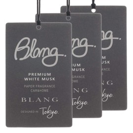 CARMATE BLANG H1471 Car Room Space Hanging Air Freshener 3 Pack Hanging Premium White Musk