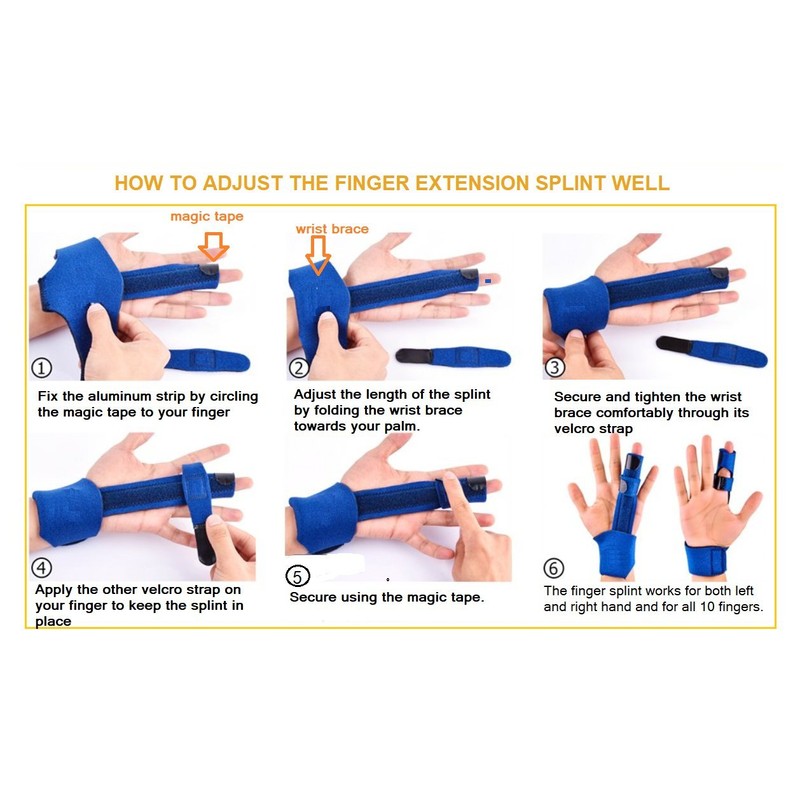BodyMoves Finger splint and Finger extension splint trigger finger mallet