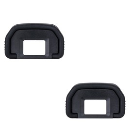 JJC Eyecup Eyepiece for Canon EOS 6D, 6D Mark II, 5D, 5D Mark II , 80D, 70D, 60D , 50D , 40D, 30D, 20Da, 20D, 10D, D60, D30, A2E, A2 Cameras Replaces Canon Eb. Eyepiece (2pcs Per Package)