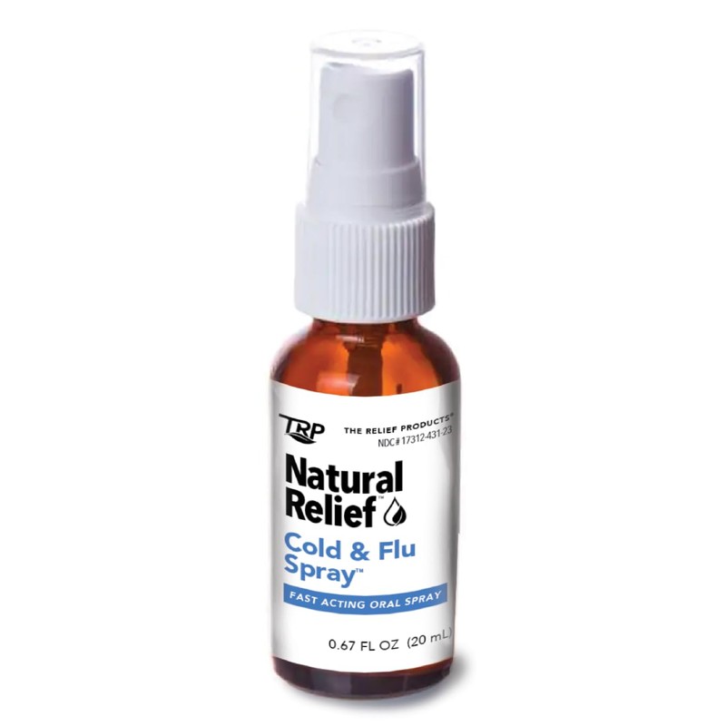 Natural Relief Fast Acting Cold and Flu Oral Spray with