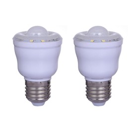 Pack of 2 E27 3 W 10 LED Lamp Headlight PIR Car Infrared Motion Sensor Lamp Energy Saving Warm White Light 220 V Plant Light Household Lighting