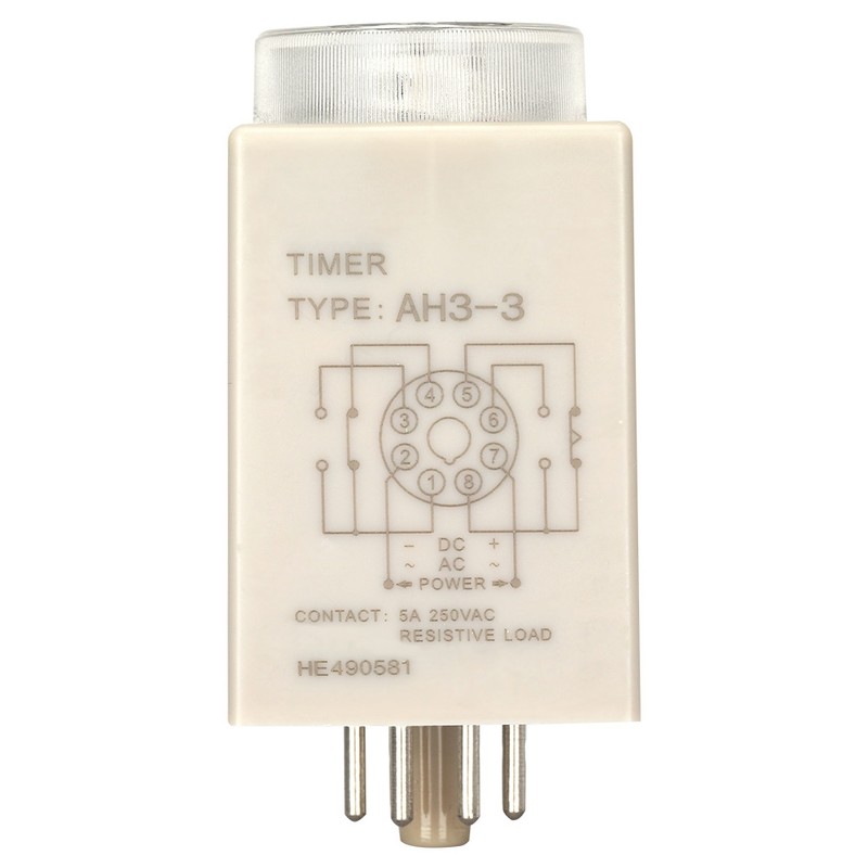 220VAC 30Minutes Power On Delay Timer Time Relay AH3-3(30M)