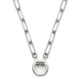 Leonardo 019746 Estrella Clip & Mix Women's Necklace Stainless Steel Silver 45 cm One Size Stainless Steel One Size Stainless Steel No Gemstone Waist Unique Stainless Steel No Gemstone, Stainless