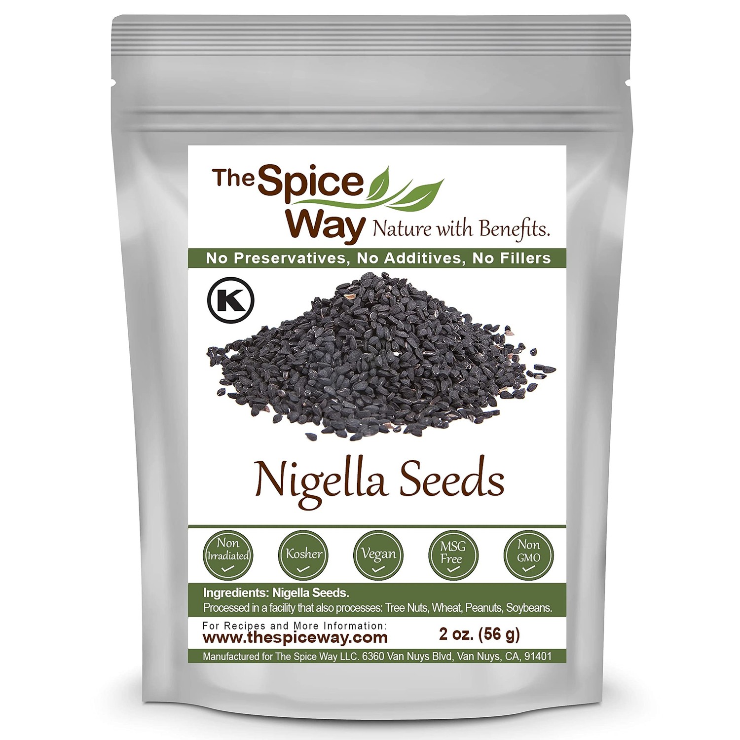 The Spice Way - Pure Nigella Seeds no preservatives, non GMO, no salt ...