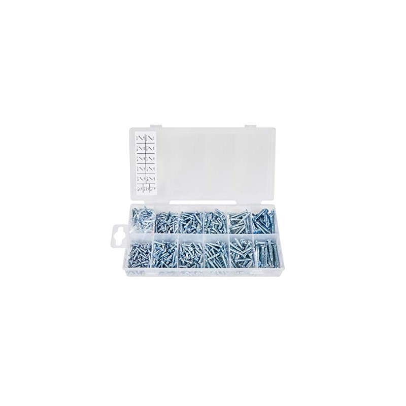 Blue Spot Tools 40574 550Pce Self Screw Assortment, Silver