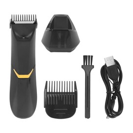Waterproof Body Trimmer Men Rechargeable Waterproof Electric Body Hair Shaver Clipper for Sideburns Legs