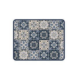 CLKE Draining Mat, Draining Board Mats Super Absorbent Dish Drying Mat, Quick Dry Kitchen Sink Dish Drainer Mat, Anti-Slip Draining Mat for Kitchen Counter, for Dish Coffee Bar Worktop (30 x 40 cm)