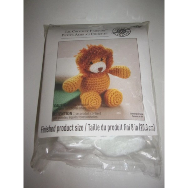 LOOPS & THREADS LIL CROCHET FRIENDS "LION" KIT