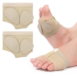 JEYORZY 1 pair of barefoot shoes, toe pads, ball protection, dance, barefoot shoes, toe pads, toe caps, toe protection for dancers, training and sports