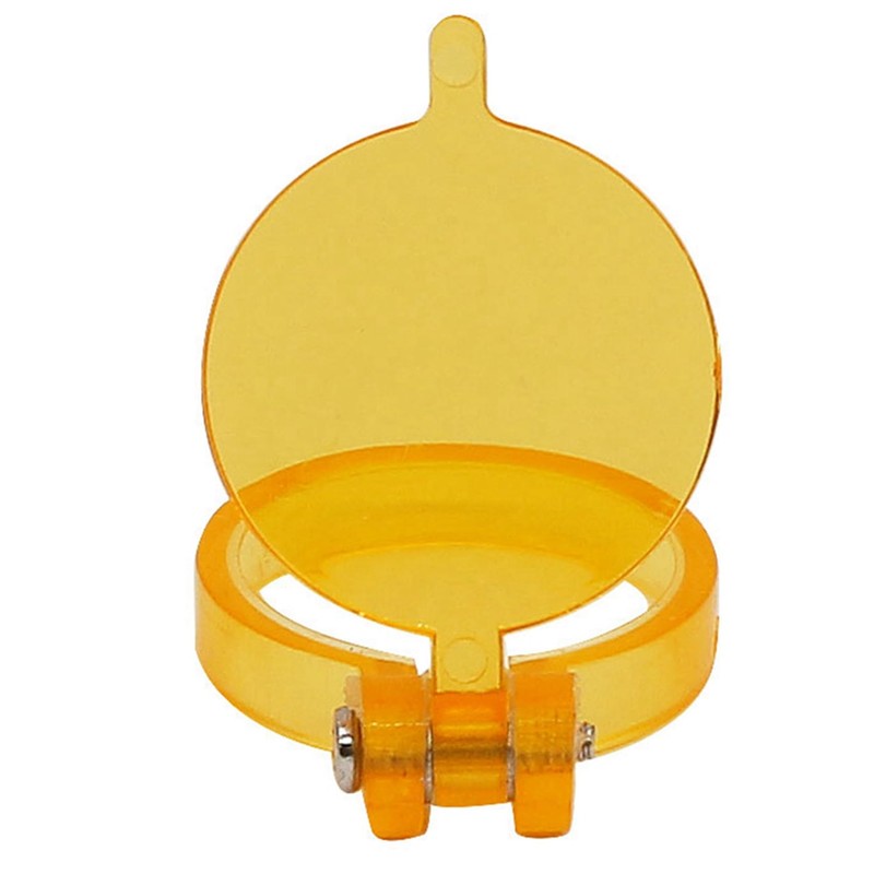 Baglaum 2PCS Yellow Filter for LED Head Light Lamp Dental