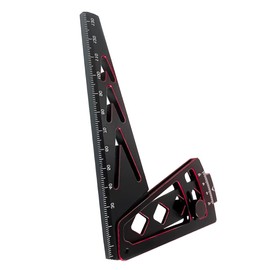 Orivin RC Car Adjustable Camber Gauge Height Ruler for 1/10 1/8 1/7 RC Crawlers Universal Models Alignment Tool Black and Red