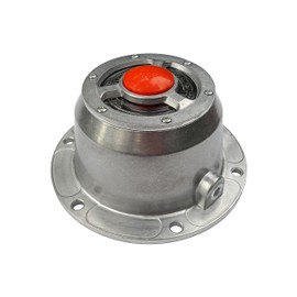 ROAD SUPERIOR TRUCK PARTS Standard Aluminum Trailer Hub Cap Replacement for 348-4195 with ESP (Extended Service Plug)