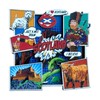 LILAJ Scottish Fridge Magnets 6-Pack - Edinburgh Castle, Telephone Box,