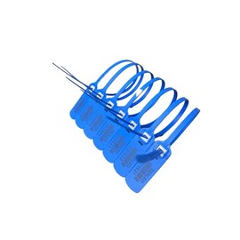 1000 Pull Tite-Lock Plastic Tractor Truck Door Seal Tamper Evident Security Tags Numbered Safty Shipping Seals for Shoes,Bags,Clothing,Luggages etc.400mm (Blue)