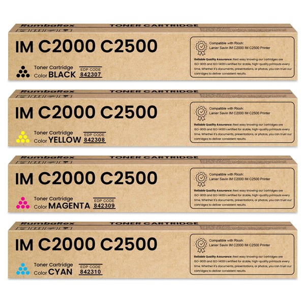 IM C2000 C2500 Toner Cartridges High Yield IMC2500 IMC2000 842307