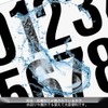 Number Stickers Waterproof Sticker Number Labels Large Alphabet 4 Inch