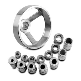 ZONADA Drill Straight Angle Guide Bit, Self Centering Doweling Jig Woodworking Tool Vertical Drilling Fixture Set Hole Drilling Positioning Kit 5/6/7/8/9/10/12mm