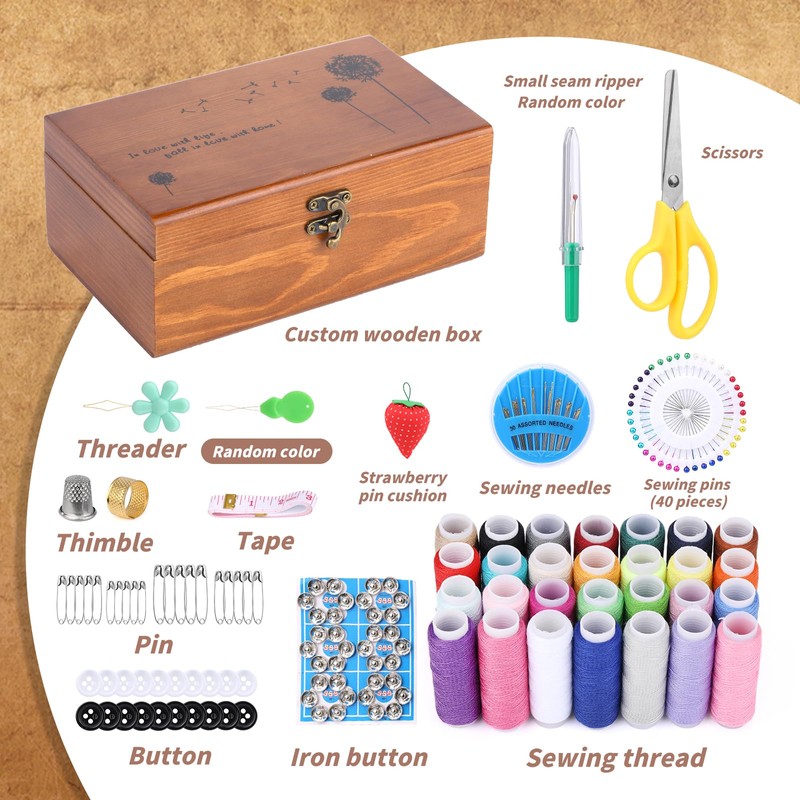 Basic Sewing Kit 196 Pcs Sewing Accessories and Supplies Sewing