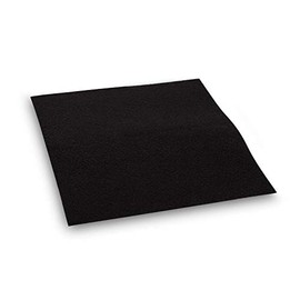 Klarstein Darya Cooker Hood Replacement Activated Carbon Filter Mat 23, 6 x 29, 6 cm, Recirculation Black