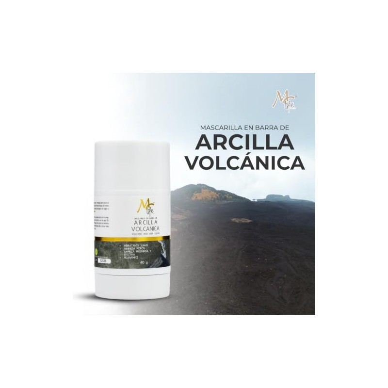 Mc Life. Mascarilla En Barra Arcilla Volcánica 40g, Limpieza. Todo