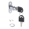 uxcell Drawer Desk Wardrobe Cabinet Push Plunger Lock, 3/4" Cylinder