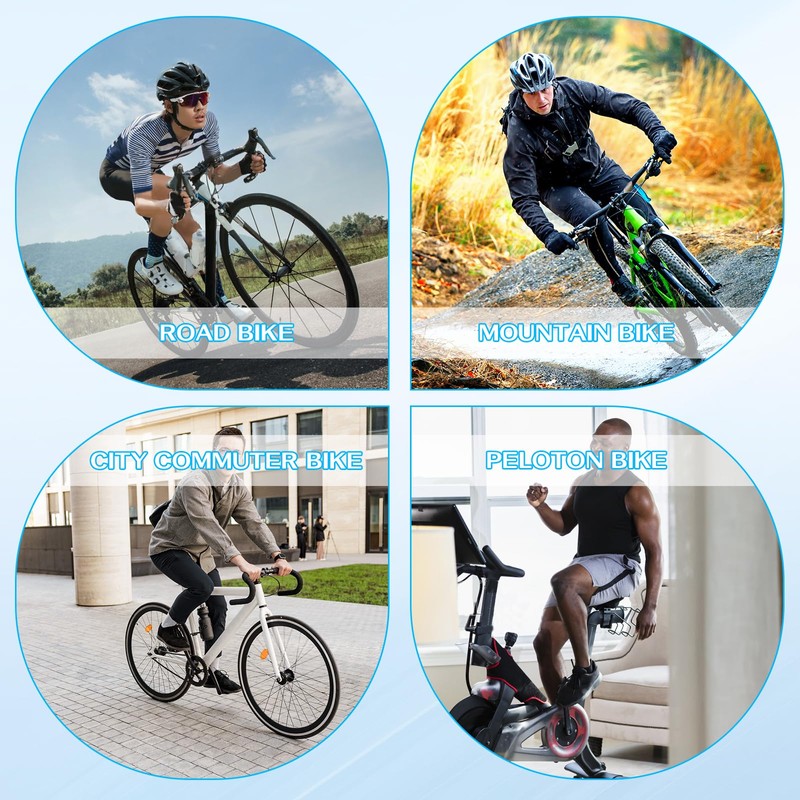 AEYINO Bike Seat Cushion Gel Padded Cover 11×7×1.2 Inch for