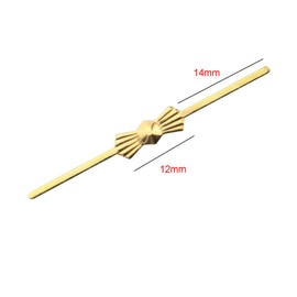 200Pcs Bow Tie Crystal Connectors Chandelier Connectors Clips Pins Chandelier Bow Tie Clips Metal Butterfly Clips for Fastening Crystals Parts, Chandelier Replacements, 40mm, Gold