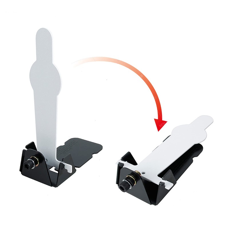 ATFLBOX 2 Pcs Reset Metal Shooting Target Stand with Target