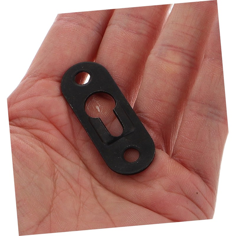 TEHAUX 30pcs Metal Keyhole Hangers Picture Hanging Plates Wall Brackets