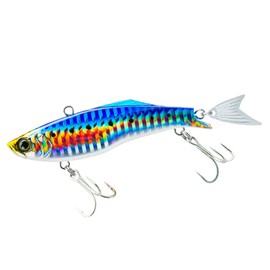 DUEL HARDCORE F1185 Lure, Vibration, Hardcore Fintail Vibe (S), 2.2 inches (55 mm), Weight: 0.4 oz (11 g) F1185-HIW - Sardine Bass