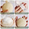 Esponja exfoliante para la cara, esponja de lufa, suave y