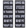 Service Dog Patches for Harness and Vest – Durable PU